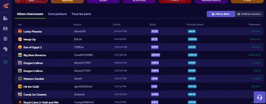 Browinner casino en ligne